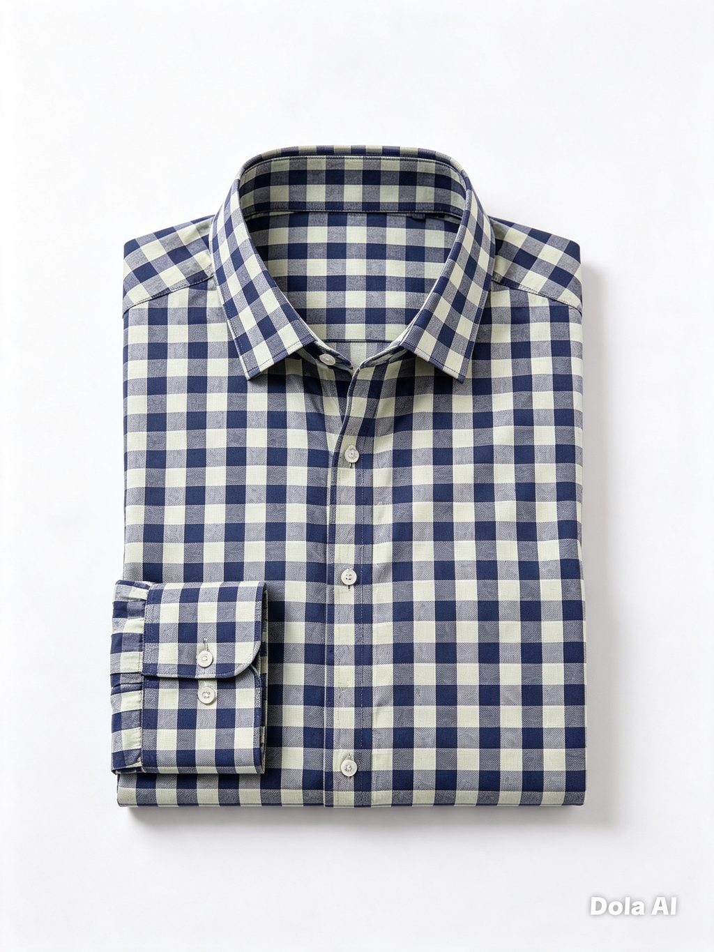 Camisa a Cuadros Manga Larga