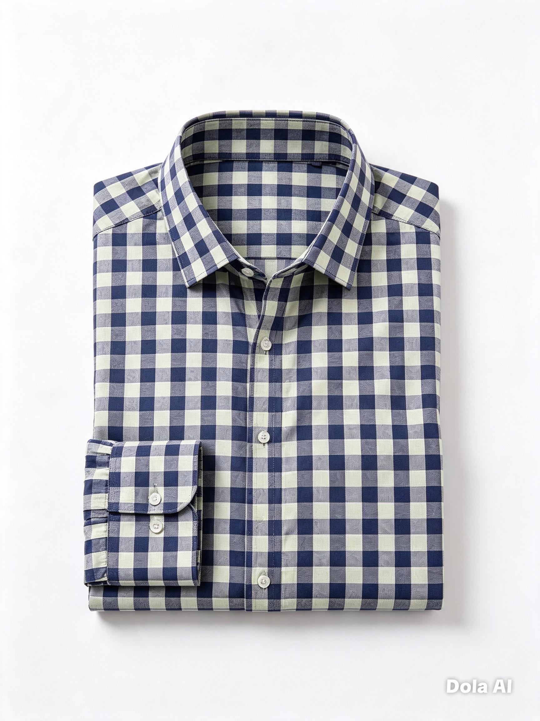 Camisa a Cuadros Manga Larga