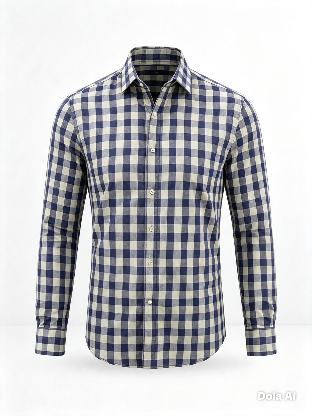 Camisa a Cuadros Manga Larga