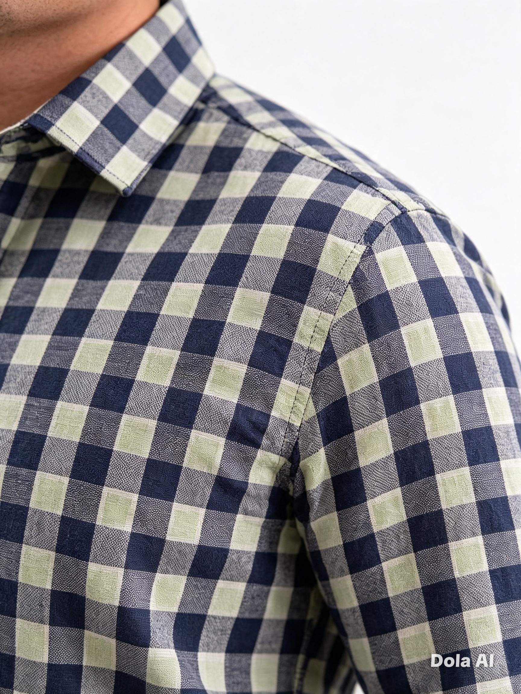 Camisa a Cuadros Manga Larga