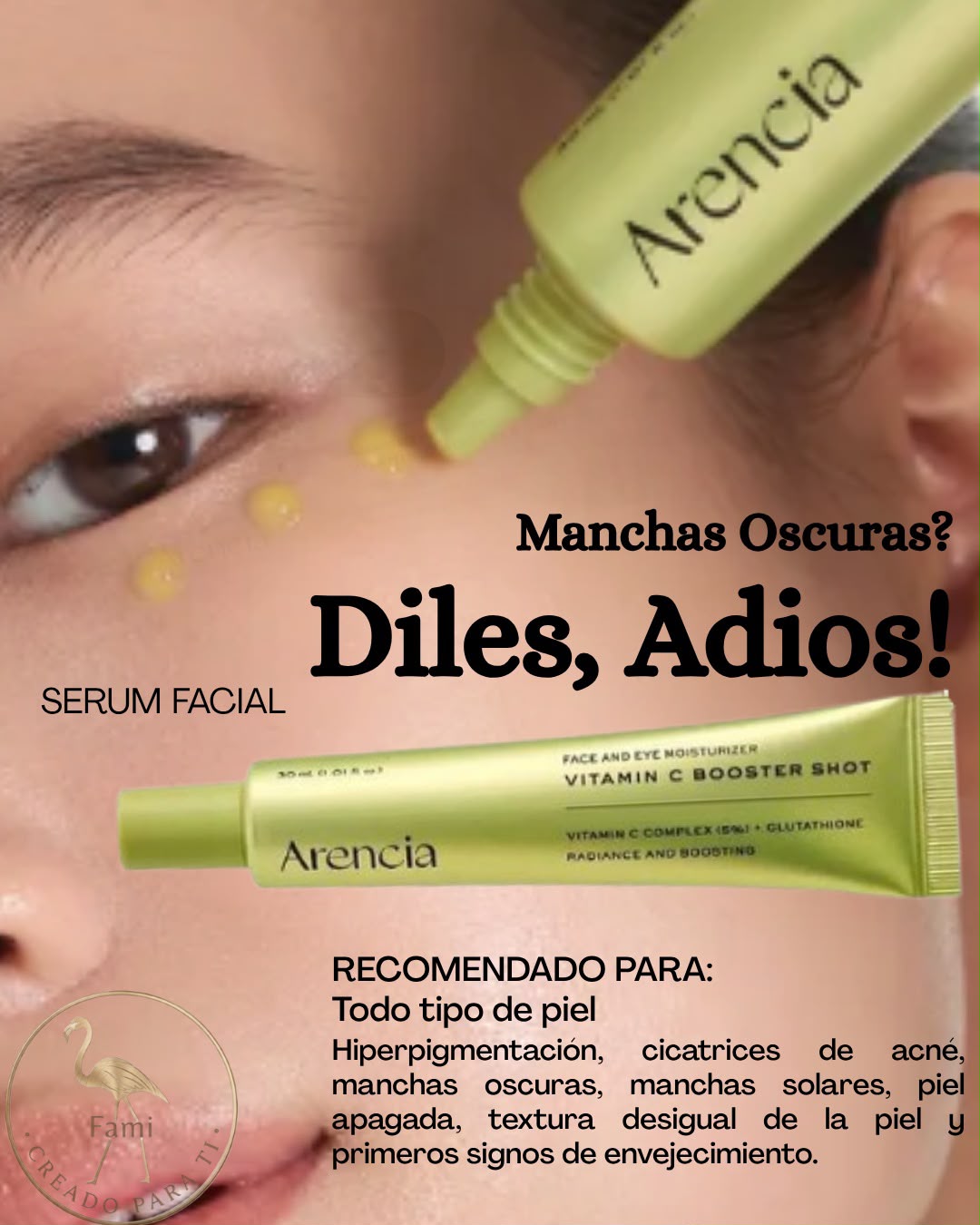 Sérum facial Arencia Vitamin C Booster Shot
