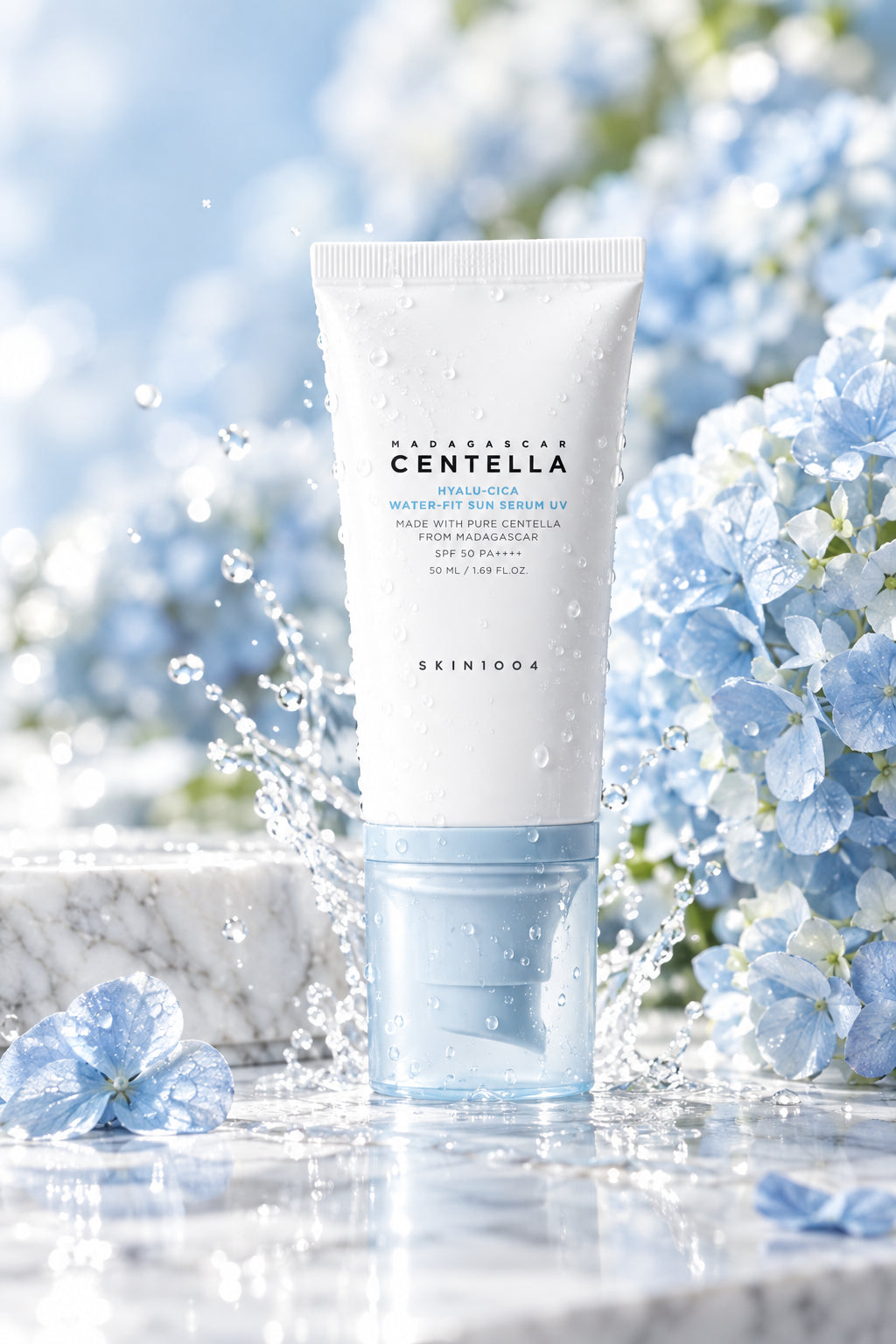 SKIN1004 Madagascar Centella Hyalu-Cica Water-Fit Sun Serum – Protector solar SPF 50 PA++++