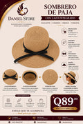 Sombrero de Paja con Lazo Integrado
