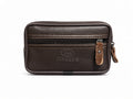 Bolso casual para Cinturón. - Dansel Store GTCartera clutch café con correa y herraje dorado