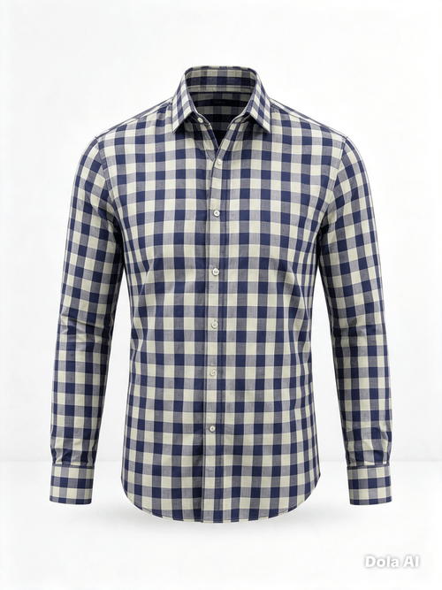 Camisa a Cuadros Manga Larga - Dansel Store GT#original_value#