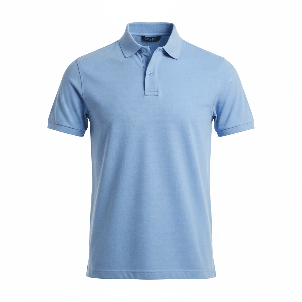Camisa tipo Polo Celeste - Dansel Store GTPolo Celeste
