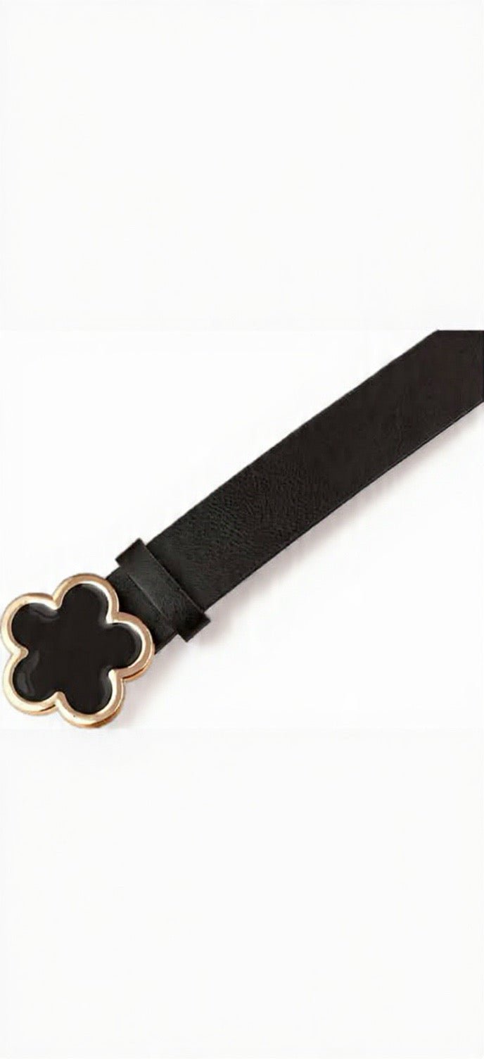 Cinturón Elegante con Hebilla en Forma de Flor - Dansel Store GTCinturón Elegante con Hebilla en Forma de Flor