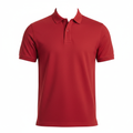 Camisa Polo Casual Roja - Manga Corta