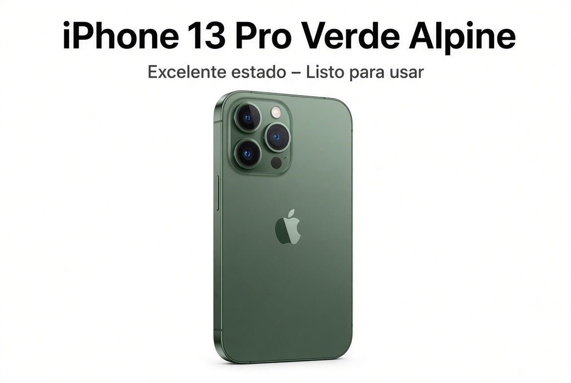 iPhone 13 Pro Verde Alpine 128GB - Dansel Store GTiPhone 13 Pro Verde Alpine 128GB