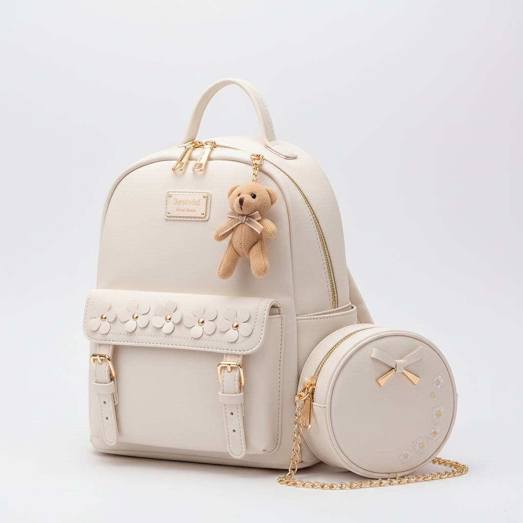 Mochila Juvenil Blanca