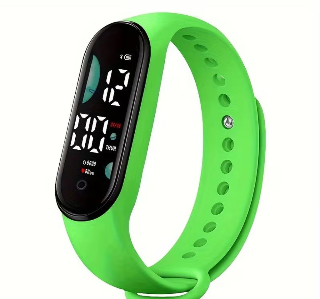 Reloj electrónico unisex color verde