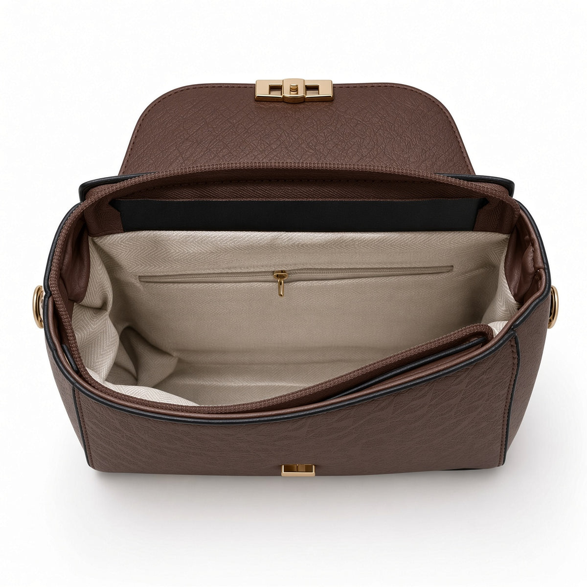 Bolso elegante café para dama