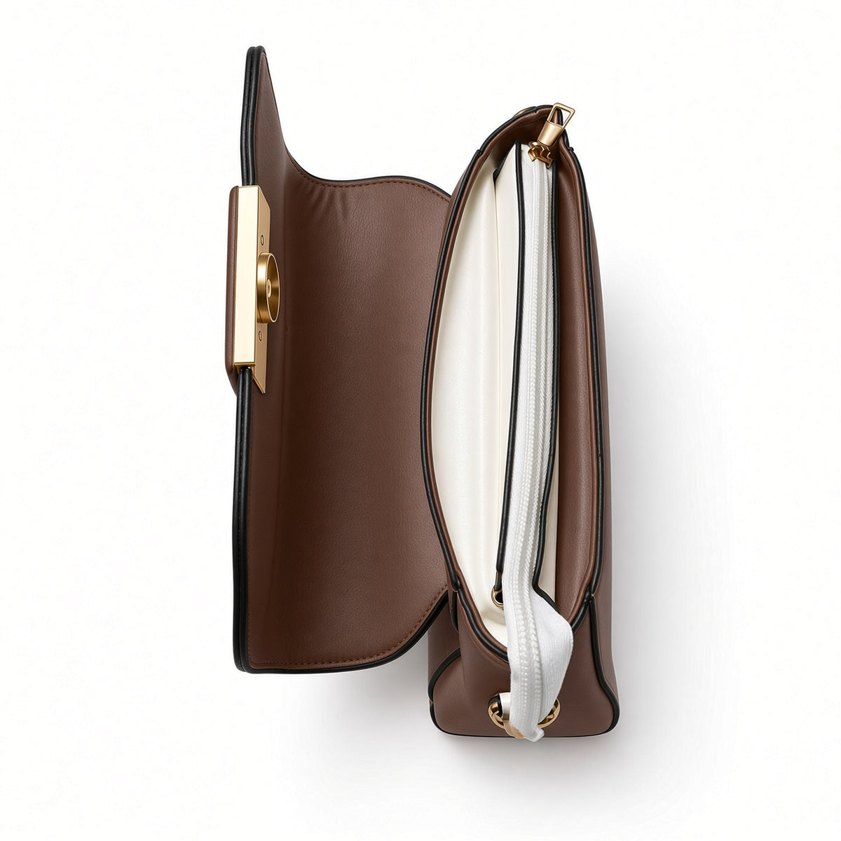 Bolso elegante café para dama