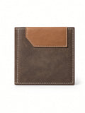 Cartera para Hombre de Cuero Sintético - Color Café